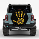 Jeep Hand Yellow Camo Car Spare Tire Cover