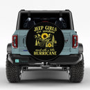 Jeep Girl Are Sunshine Mixed With A Little Hurricane Sunflower Car Spare Tire Cover