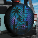Jeep Life Mermaid Coconut Car Spare Tire Cover