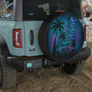 Jeep Life Mermaid Coconut Car Spare Tire Cover