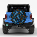 Jellyfish Ocean Symphony Custom Jeep Wheel Cover With Camera Hole