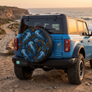 Jellyfish Ocean Symphony Custom Jeep Wheel Cover With Camera Hole