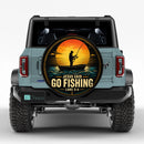 Jesus Said Go Fishing Luke Car Spare Tire Cover
