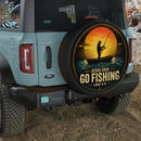 Jesus Said Go Fishing Luke Car Spare Tire Cover