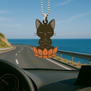 Jiji Cat In Kiki’s Delivery Service Ghibli Meditating Anime Custom Car Ornament Car Accessories Decoration