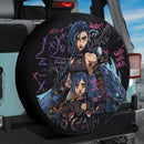 Jinx In Arcane Anime Spare Tire Cover