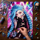 Jinx From Anime Arcane Jigsaw Puzzle