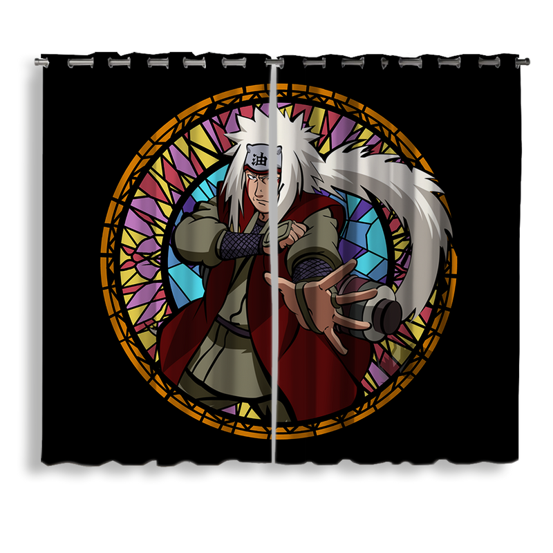 Jiraiya Stained Glass Window Curtain