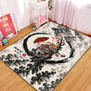 Jiraiya x Naruto Japan Ink Style Rectangular Area Rug