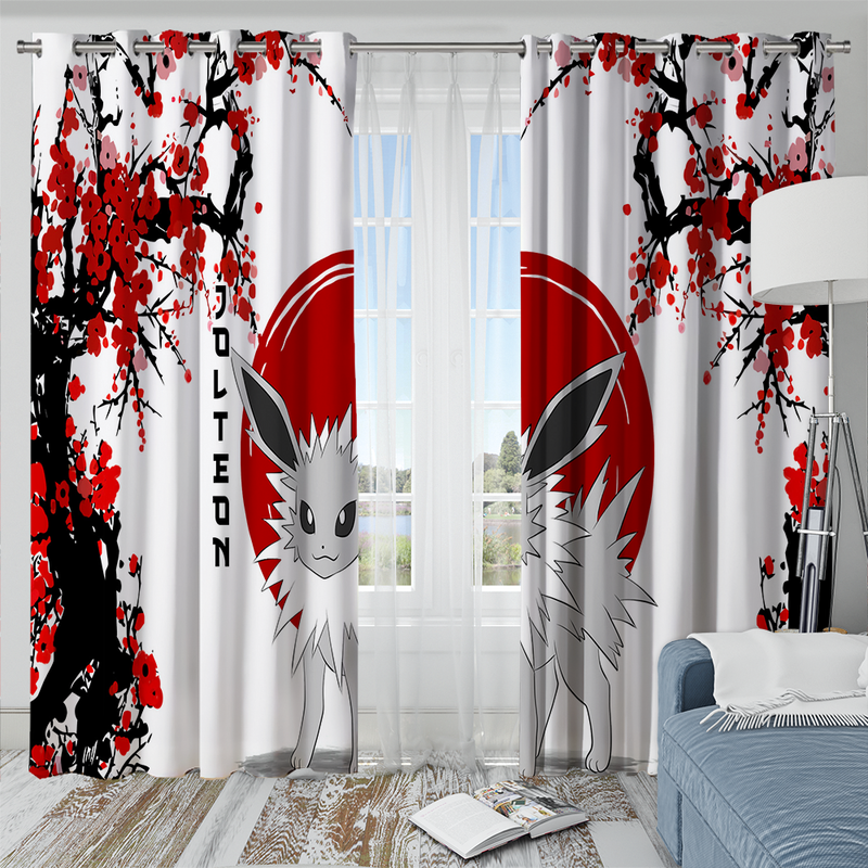 Jolteon Pokemon Japan Style Window Curtain