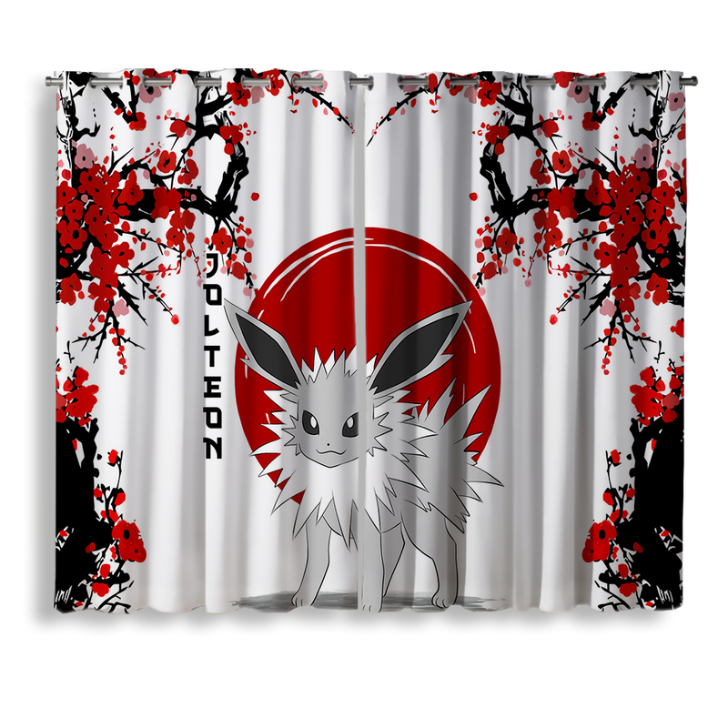 Jolteon Pokemon Japan Style Window Curtain