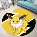 Jolteon Eevee Evolution Pokemon Round Rug