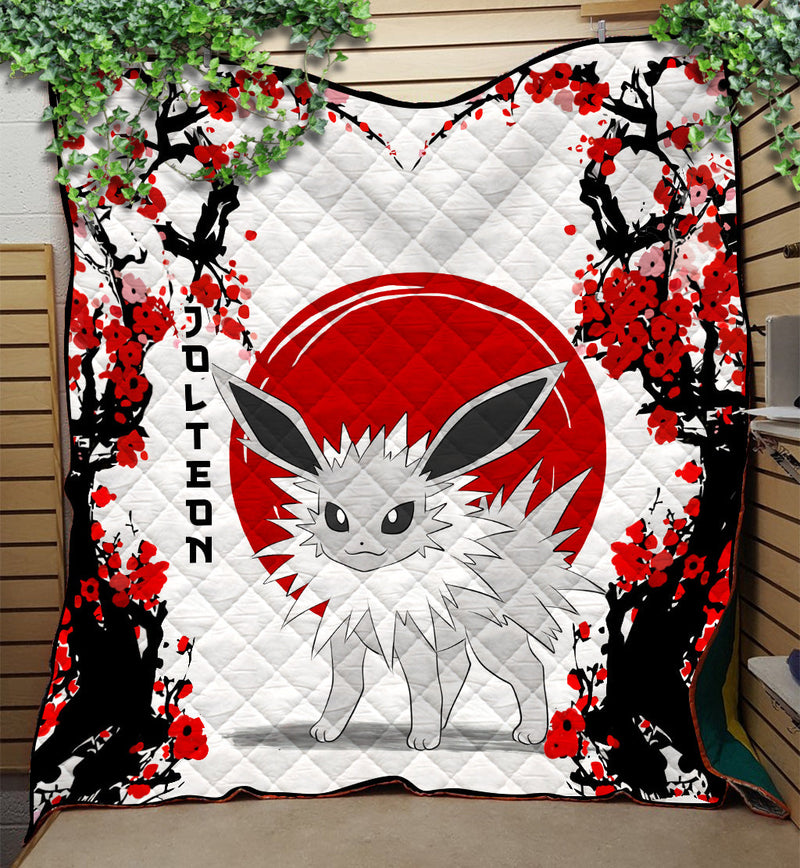 Jolteon Pokemon Japan Style Quilt Blanket