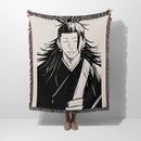 Minimal Manga Geto Jujutsu Kaisen Woven Throw Blanket