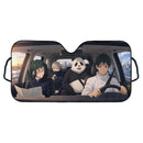 Jujutsu Kaisen Characters Car Auto Sunshades