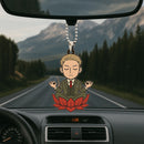 Loid Forger Meditating Spy X Family Anime Custom Car Ornament Car Accessories Decoration
