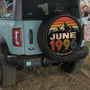 Retro June 1996 Jeep Car Spare Tire Cover
