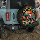 Just A Girl That Loves Camping Car Spare Tire Cover