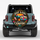 Just A Girl That Loves Camping Car Spare Tire Cover