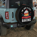 Just A Girl Who Loves Baking Jeep Car Spare Tire Cover