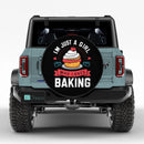 Just A Girl Who Loves Baking Jeep Car Spare Tire Cover