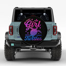 Just A Girl Who Loves Turtles Car Spare Tire Cover
