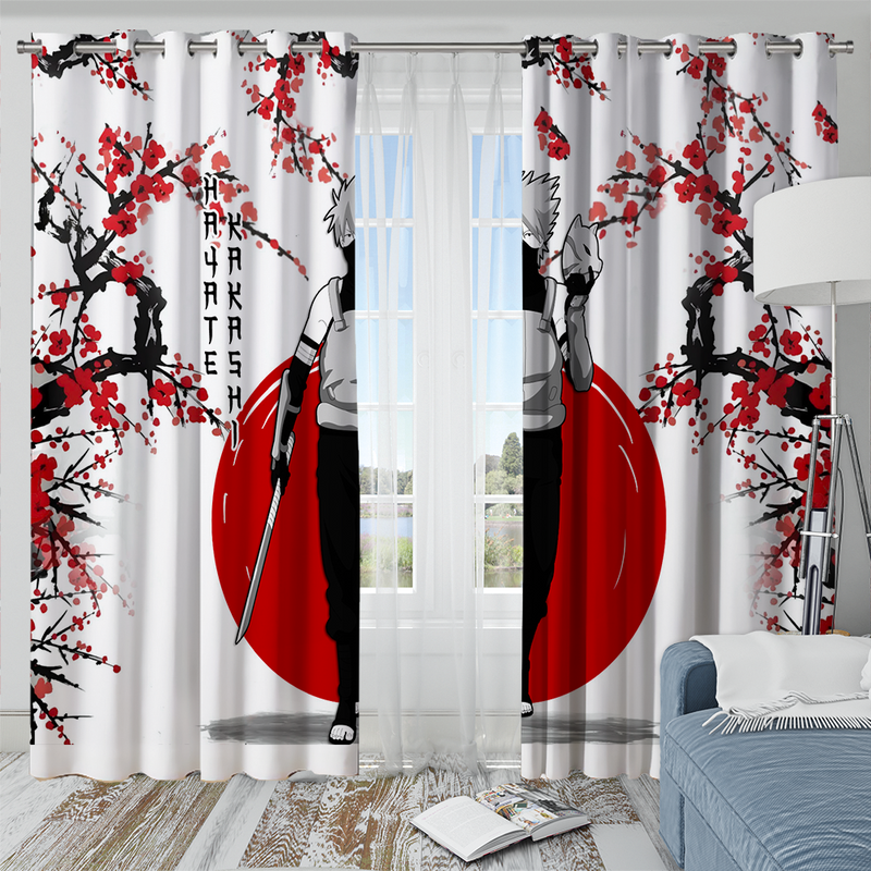 Kakashi Anbu Anime Japan Style Window Curtain