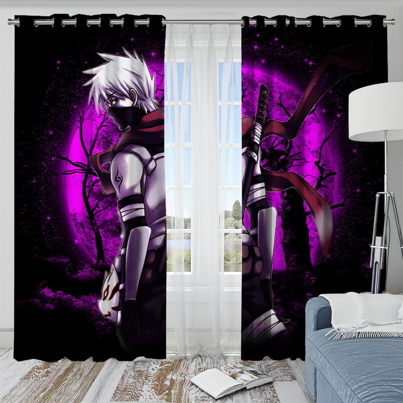 Kakashi Anbu Moonlight Window Curtain