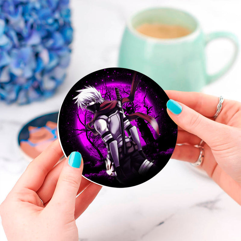 Kakashi Anbu Moonlight Ceramic Decor Coaster - Gift Idea