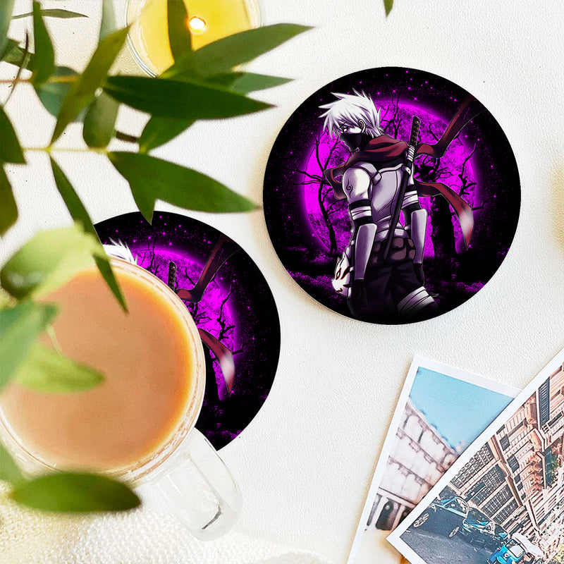 Kakashi Anbu Moonlight Ceramic Decor Coaster - Gift Idea