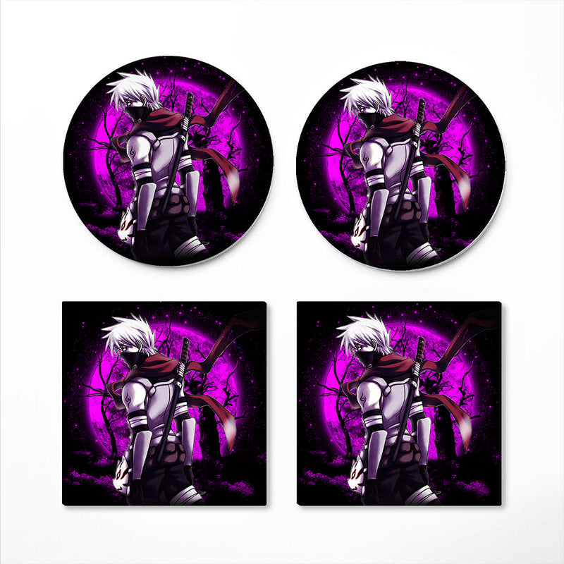 Kakashi Anbu Moonlight Ceramic Decor Coaster - Gift Idea