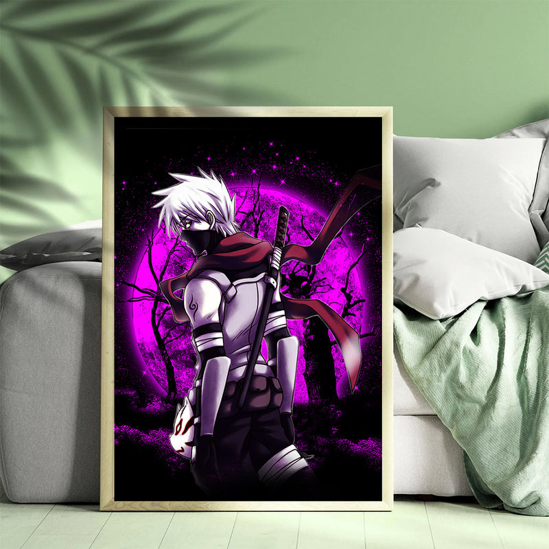 Kakashi Anbu Moonlight - Living Room - Canvas Wall Art - Print - Wall Decor