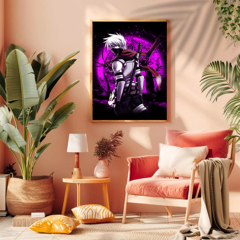 Kakashi Anbu Moonlight - Living Room - Canvas Wall Art - Print - Wall Decor