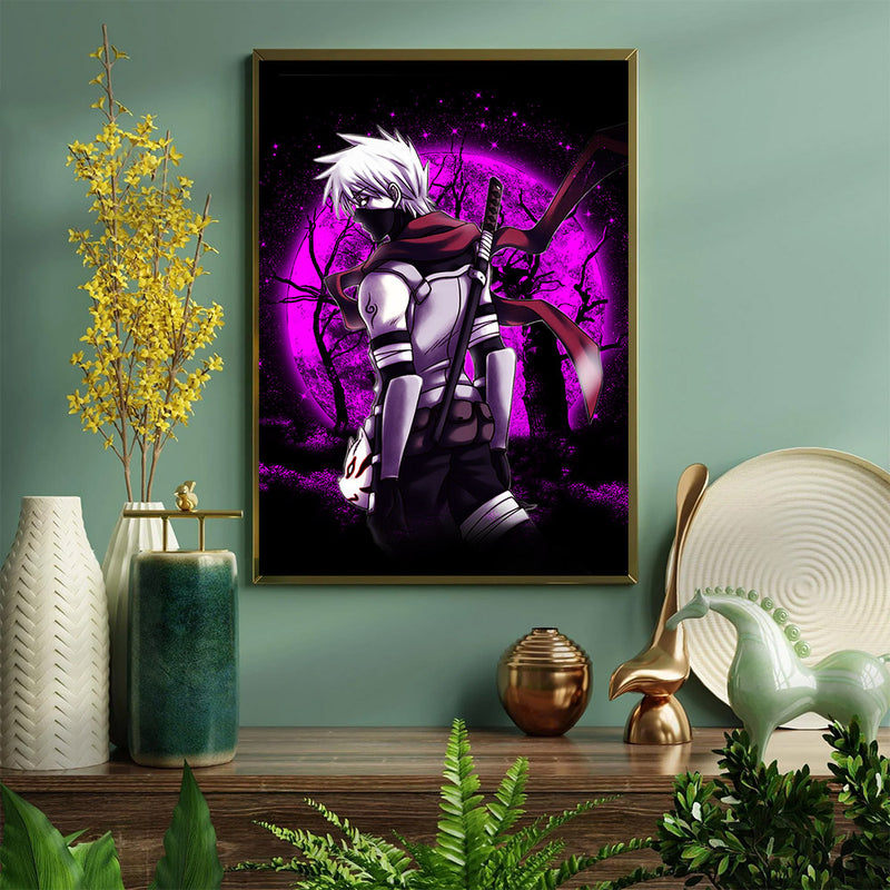 Kakashi Anbu Moonlight - Living Room - Canvas Wall Art - Print - Wall Decor