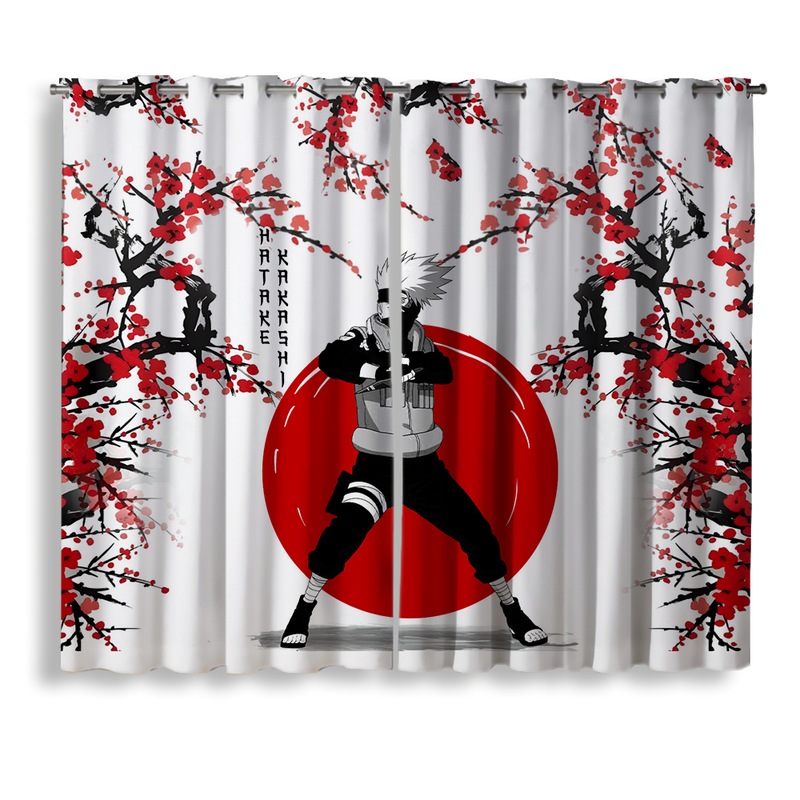 Kakashi Anime Japan Style Window Curtain