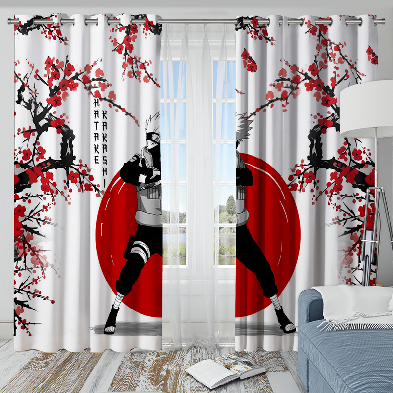 Kakashi Anime Japan Style Window Curtain