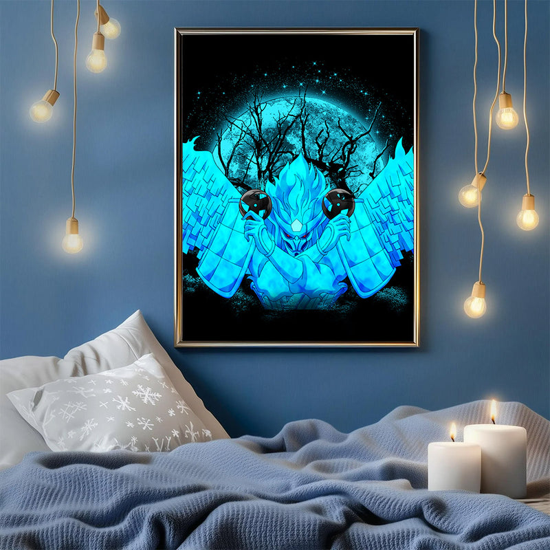 Kakashi Perfect Susano Moonlight - Living Room - Canvas Wall Art - Print - Wall Decor