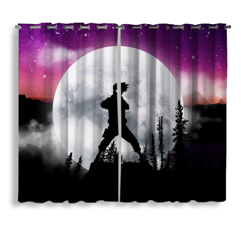 Kakashi Sunset Back Seat Window Curtain