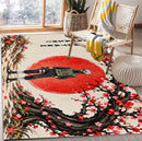 Kakashi Hatake Naruto Cherry Blossom Rectangular Area Rug