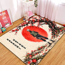 Kakashi Hatake Naruto Cherry Blossom Rectangular Area Rug