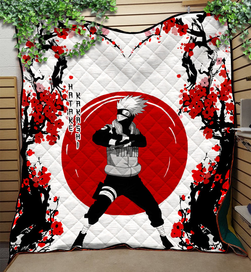 Kakashi Anime Japan Style Quilt Blanket