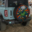 Kakashi Anime Stained Glass Jeep Car Spare Tire Cover