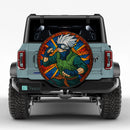 Kakashi Anime Stained Glass Jeep Car Spare Tire Cover