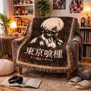 Kaneki Ken Anime Tokyo Ghoul Woven Throw Blanket