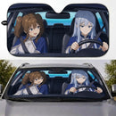 Kanne x Lawine Frieren Beyond Journey's End Custom Car Windshield Sunshades