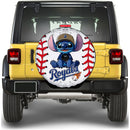 Kansas City Royals Car Spare Tire Cover With Camera Hole