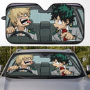 Katsuki Bakugo x Deku Custom Car Windshield Sunshades