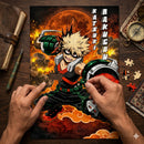 Katsuki Bakugo From Anime My Hero Academia Jigsaw Puzzle
