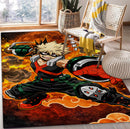 Katsuki Bakugo From Anime My Hero Academia Rectangular Area Rug