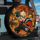 Katsuki Bakugo From Anime My Hero Academia Car Spare Tire Cover
